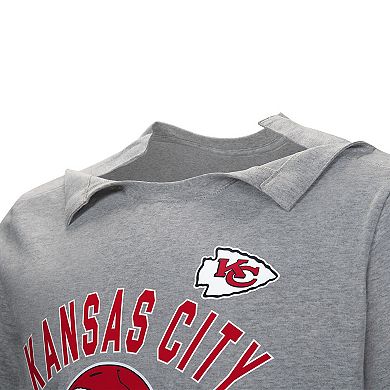 Men's Gray Kansas City Chiefs Tackle Adaptive T-Shirt