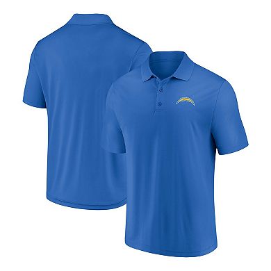 Men's Fanatics Branded Powder Blue Los Angeles Chargers Component Polo