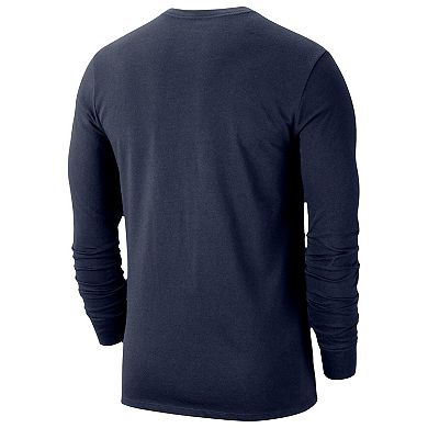 Men's Nike  Navy BYU Cougars Changeover Long Sleeve T-Shirt