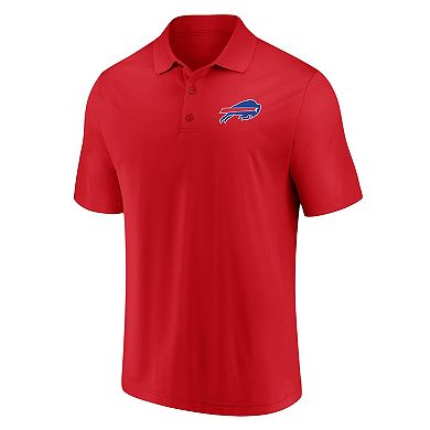 Men's Fanatics Branded Red Buffalo Bills Component Polo