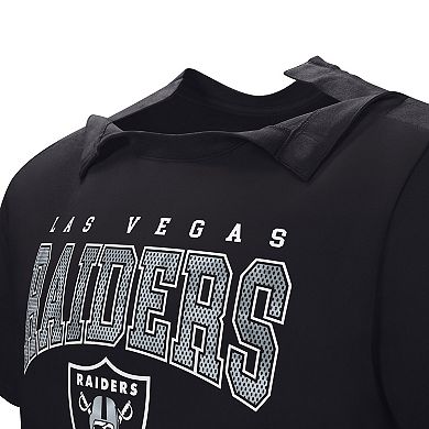 Men's Black Las Vegas Raiders Home Team Adaptive T-Shirt
