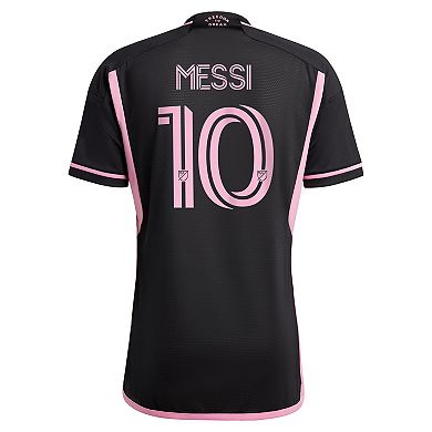 Men's adidas Lionel Messi Black Inter Miami CF 2023 La Noche Authentic Jersey