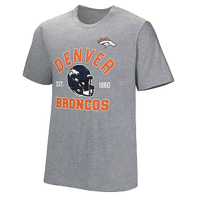 Men's Gray Denver Broncos Tackle Adaptive T-Shirt