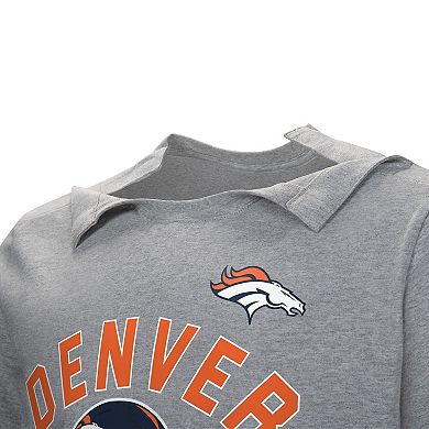 Men's Gray Denver Broncos Tackle Adaptive T-Shirt