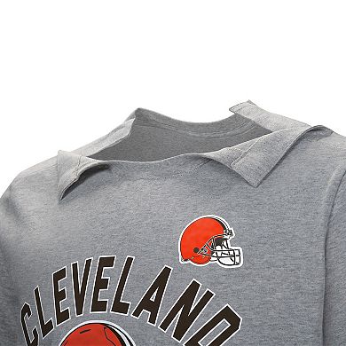 Men's Gray Cleveland Browns Tackle Adaptive T-Shirt