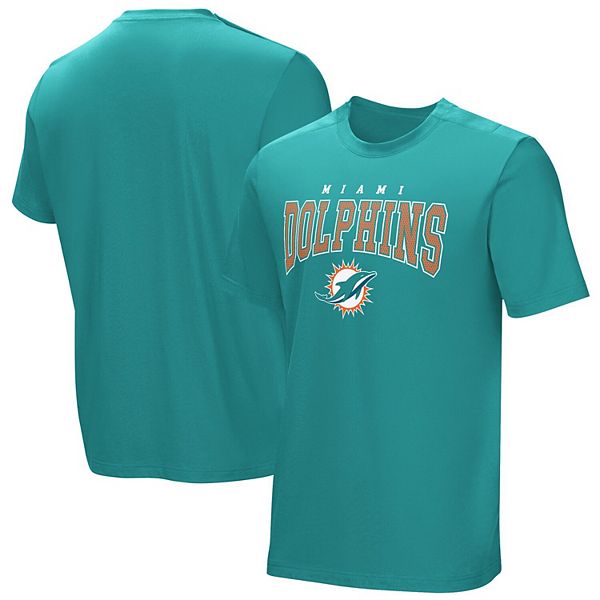 Men's Aqua Miami Dolphins Home Team Adaptive T-Shirt