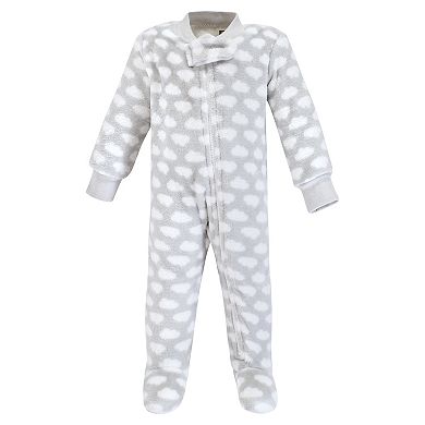 Hudson Baby Unisex Baby Flannel Plush Sleep and Play and Security Toy, Elephant Cloud
