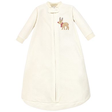 Infant Long-Sleeve Fleece Sleeping Bag, Reindeer, 0-9 Months