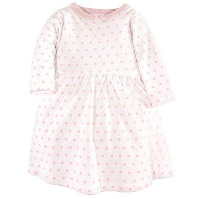 Infant and Toddler Girl Cotton Long-Sleeve Dresses 2pk, Winter Forest Long-Sleeve