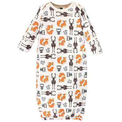 Infant Unisex Cotton Gowns, Unisex Owl, Preemie/Newborn