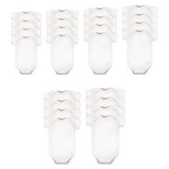 Cotton Bodysuits 24 pk White