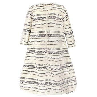 Hudson Baby Plush Long-Sleeve Sleeping Bag, Sack, Blanket, Stripe Print