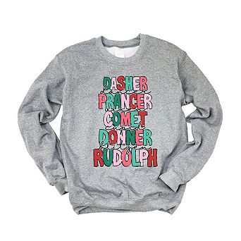 Reindeer Stacked Sweatshirt