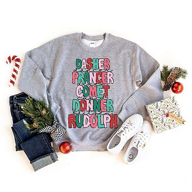 Reindeer Stacked Sweatshirt