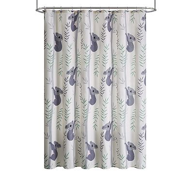 Olivia & Finn Koala Tan Shower Curtain Bath Set