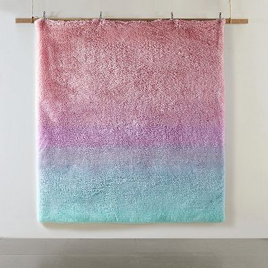 Intelligent Design Talia Ombre Shaggy Faux Fur Duvet Cover Set
