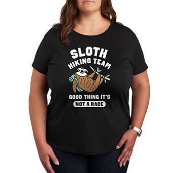 Plus Sloth Hiking Team Graphic Tee