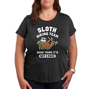 Plus Sloth Hiking Team Graphic Tee