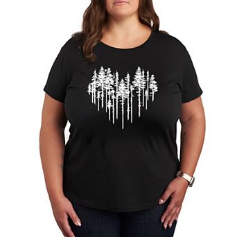 Plus Heart Trees Graphic Tee