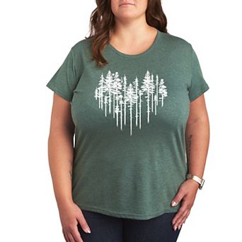 Plus Heart Trees Graphic Tee