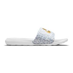 Womens white nike online slides