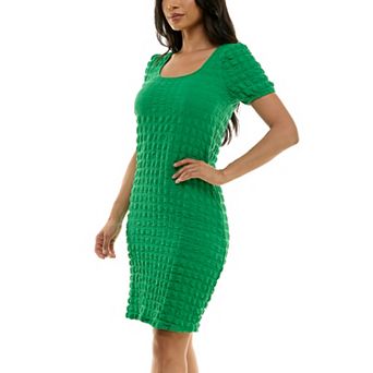 Women's Nina Leonard Popcorn Knit Sheath Dress