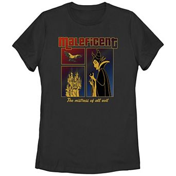 Disney Villains Sleeping Beauty Maleficent The Mistress Of All Evil Juniors' Graphic Tee