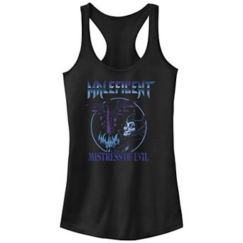 Disney Villains Sleeping Beauty Maleficent Mistress Of Evil Poster Juniors' Racerback Tank Top