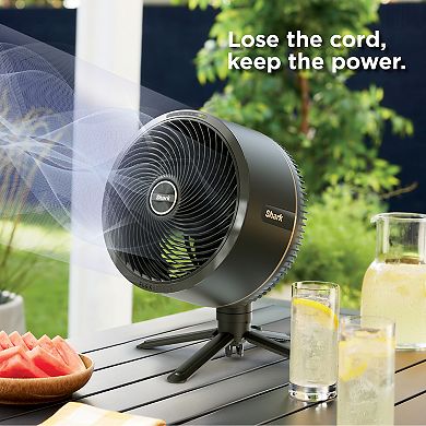 Shark FlexBreeze Outdoor & Indoor Fan with InstaCool Misting attachment. Portable, Quiet, Powerful (FA222)