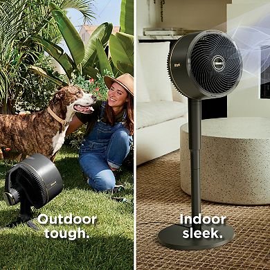 Shark FlexBreeze Outdoor & Indoor Fan with InstaCool Misting attachment. Portable, Quiet, Powerful (FA222)