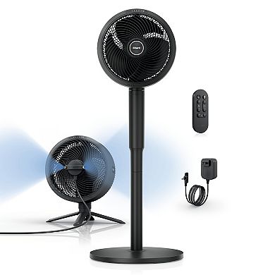 Shark FlexBreeze Outdoor & Indoor Fan with InstaCool Misting attachment. Portable, Quiet, Powerful (FA222)