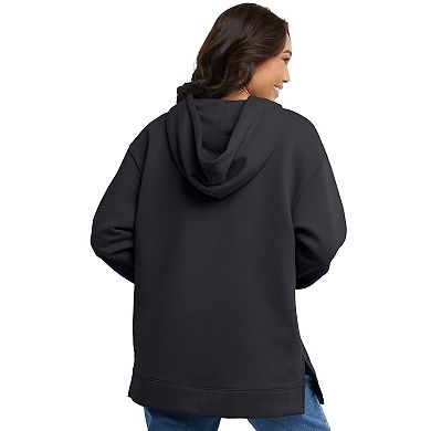 Women's Hanes® EcoSmart Fleece Tunic Hoodie