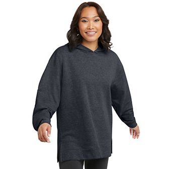Women's Hanes® EcoSmart Fleece Tunic Hoodie