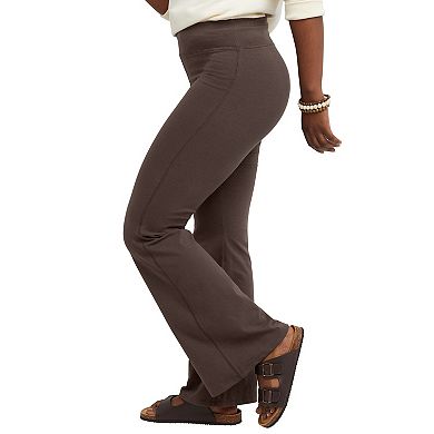Women's Hanes® Originals Stretch Jersey Flare Pants