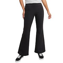 QWANG Women's Flare Leggings with Pockets-Crossover High Waisted Bootcut  Yoga Pants-Tummy Control Bell Bottom Leggings