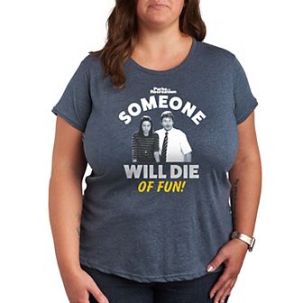 Plus Parks and Recreation Die Of Fun Graphic Tee