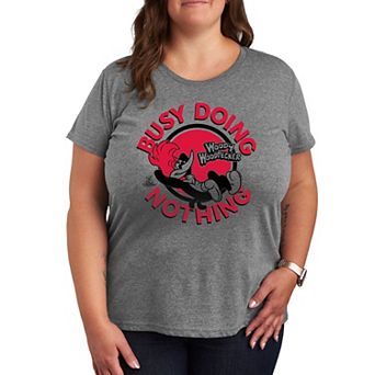 Plus Woody Woodpecker Doing Nothing Graphic Tee