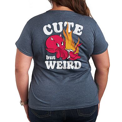 Plus Hot Stuff Cute But Weird Graphic Tee