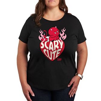 Plus Hot Stuff Scary Cute Graphic Tee