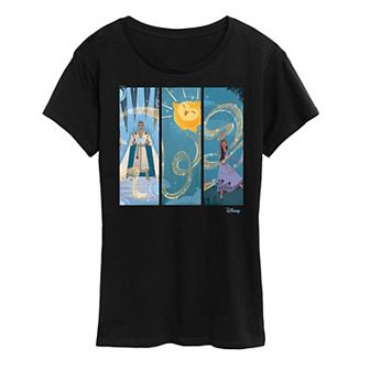 Disney's Wish Asha and King Magnifico Women's Panel Graphic Tee