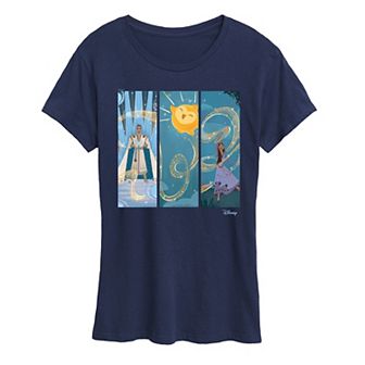 Disney's Wish Asha and King Magnifico Women's Panel Graphic Tee