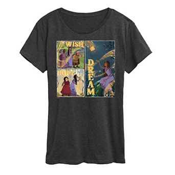 Disney's Wish Women's Wish Hope Dream Graphic Tee