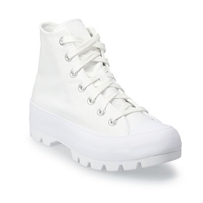 Converse white khols best sale