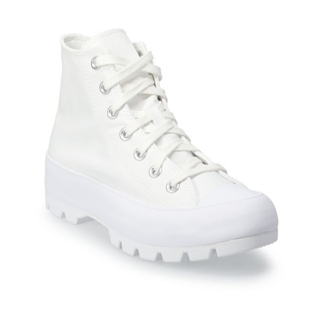 White high top hotsell converse kohls