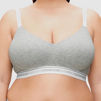 Plus Size Calvin Klein Archive Logo Lightly Lined Bralette QF5951