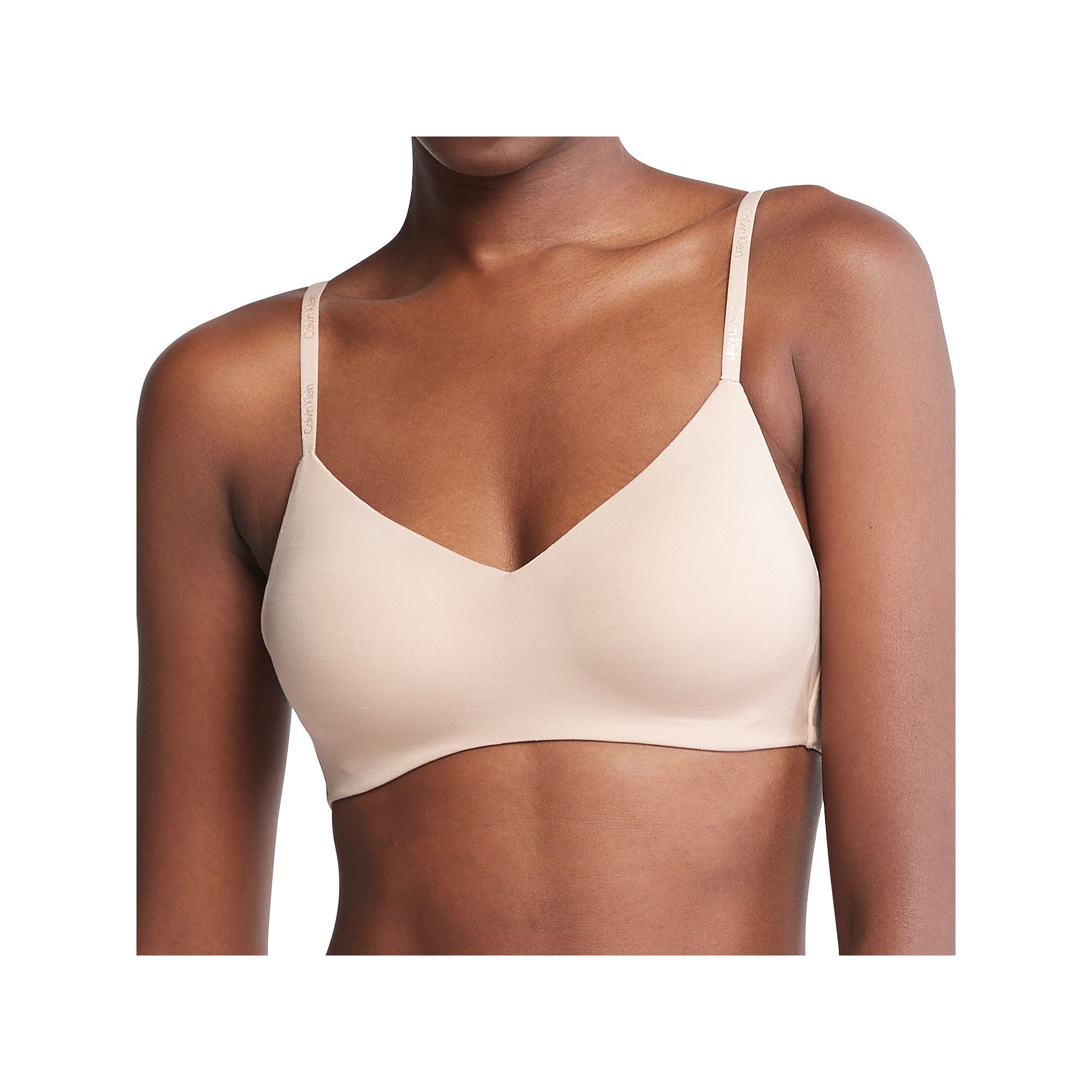 Womens Calvin Klein Form to Body Lightly Lined Bralette QF7618, Size: XS, 