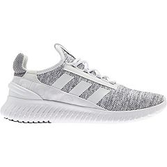 Adidas gray hotsell and white shoes