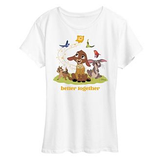 Disney's Wish Valentino and Star Women's Better Together Graphic Tee