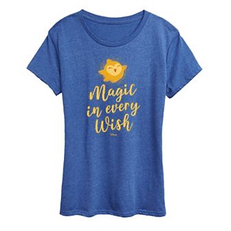 Disney's Wish Star Women's Magic In Every Wish Graphic Tee