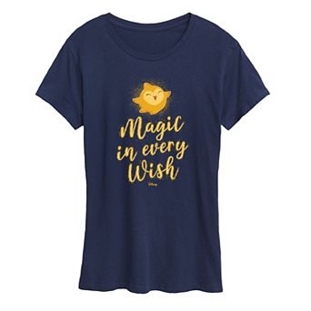 Disney's Wish Star Women's Magic In Every Wish Graphic Tee